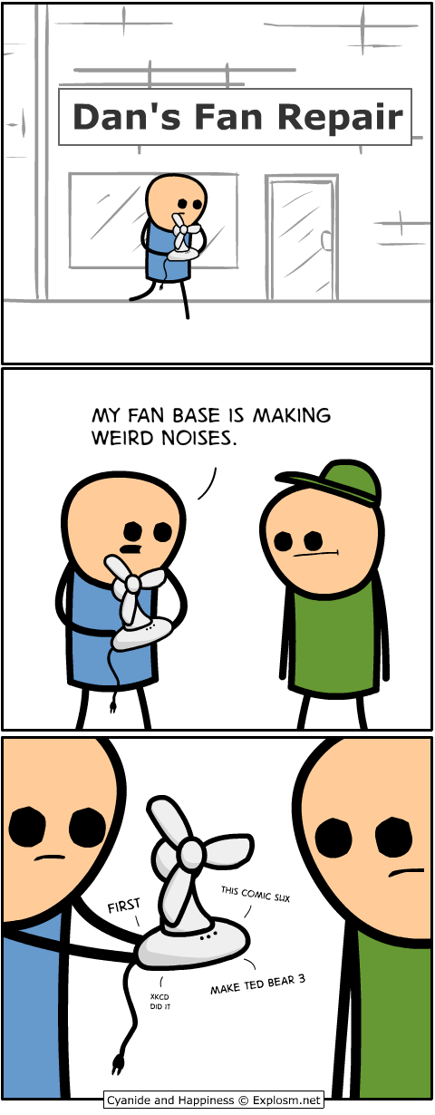 HAHAHAHAHAHAHAHAHAHAHA. I didn't really laugh that much.  Cyanide and  happiness, Cyanide and happiness comics, Positive memes